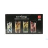 SET MIXOLOGY - CONFEZIONE 4 BICCHIERI HB ASSORTITI: 1 MELODIA, 1 TATTOO, 1 OASIS, 1 TIMELESS  26984020306