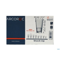 STACK UP - BICCHIERE TEMPERATO CL 40 H 144 MM Ø 83 MM IMPILABILE