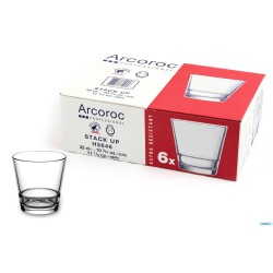 STACK UP-BICCHIERE TEMPERATO CL 32  H 92 MM Ø 92 MM IMPILABILE