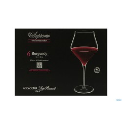 SUPREMO-CONFEZIONE 6 CALICI BURGUNDY CL.65  11277-01