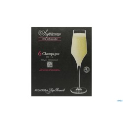 SUPREMO-CONFEZIONE 6 CALICI CHAMPAGNE CL24  11276-01