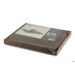 TAGLIERE GN 2/3 35,4 X 32,5 CM, H: 3,5 CM LEGNO DI NOCE (OLIATO) CON VASSOIO RACCOLTA ESTRAIBILE