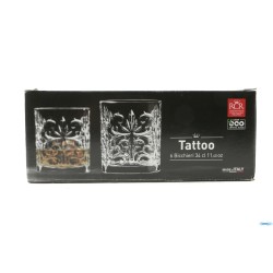 TATTOO - CONFEZIONE 6 BICCHIERI DOF CL 34 26244020206