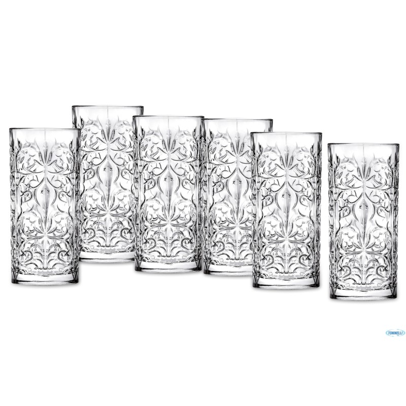 TATTOO - CONFEZIONE 6 BICCHIERI HB CL 37 26941020106 TATTOO - CONFEZIONE 6 BICCHIERI HB CL 37 26941020106