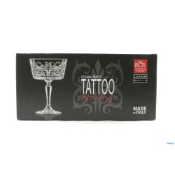 TATTOO - CONFEZIONE 6 COPPE CHAMPAGNE CL 27 26638020206