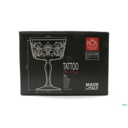 TATTOO - CONFEZIONE 6 COPPE CHAMPAGNE CL 27 26638020206