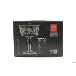 TATTOO - CONFEZIONE 6 COPPE CHAMPAGNE CL 27 26638020206