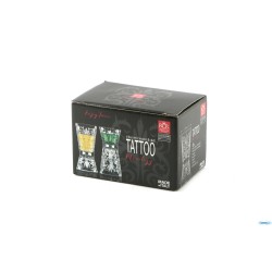 TATTOO-CLESSIDRA CONFEZIONE 6 BICCHIERI SHOT O JIGGER CL 6-3 26983020106