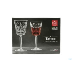 TATTOO-CONFEZIONE 6 CALICI ACQUA CL 29 26637020106