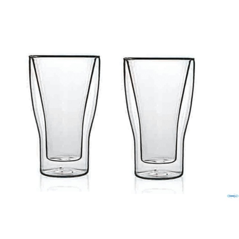 THERMIC GLASS SET 2 BICCHIERI LATTE MACCHIATO CL.34  10355-01