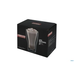 THERMIC GLASS SET 2 BICCHIERI LATTE MACCHIATO CL.34  10355-01