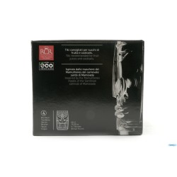 TIKI SARDINIA-CONFEZIONE 4 BICCHIERI FH CL 46 CM 7,6 H 13,6   27702020006