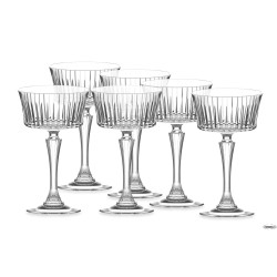 TIMELESS RCR - CONFZIONE 6 CALICI CHAMPAGNE CL 26