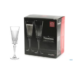 TIMELESS RCR- CONFEZIONE 6 CALICI FLUTE CL 21 25874020206
