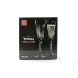 TIMELESS RCR- CONFEZIONE 6 CALICI FLUTE CL 21 25874020206