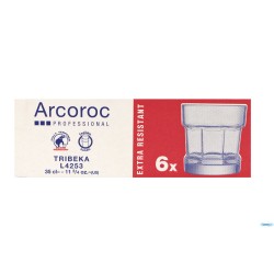TRIBEKA - BICCHIERE VETRO TEMPERATO  CL.35 FB      L4253