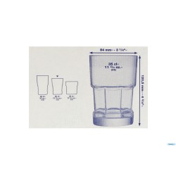 TRIBEKA - BICCHIERE VETRO TEMPERATO CL.35 FH      L4252