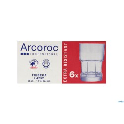 TRIBEKA - BICCHIERE VETRO TEMPERATO CL.35 FH      L4252