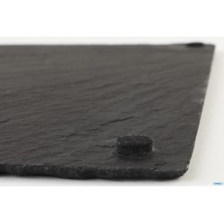 VASSOIO IN ARDESIA NATURALE GN 1.1 CM 53X32,5 SPESSORE 6-9 MM CON PIEDINI ANTISCIVOLO 00990