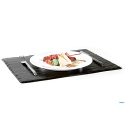 VASSOIO IN ARDESIA NATURALE GN 1.1 CM 53X32,5 SPESSORE 6-9 MM CON PIEDINI ANTISCIVOLO 00990
