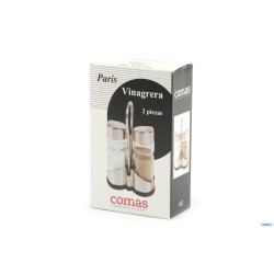 VINAGR SALEROS QUESE - SALE E PEPE PARIS IN VETRO ED ACCIAIO INOX 3699