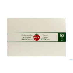 WECK TULIP-CONFEZIONE 6 VASETTI ML.370 COPERCHIO 80 746-19673