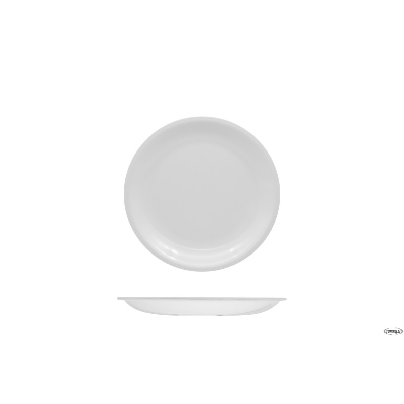 VIVENZI-PIATTO FRUTTA CM 20 MELAMINA BIANCO V0357 VIVENZI-PIATTO FRUTTA CM 20 MELAMINA BIANCO V0357