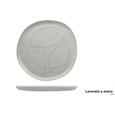 PELAGO-PIATTO PIANO ORGANIC CM.31 IN GRES PORCELLANATO