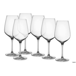 REFINE CONFEZIONE DA 6 CALICI PER VINO ROSSO - CL.53 H.22,4 67316-1112660  NUDE