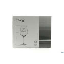REFINE CONFEZIONE DA 6 CALICI PER VINO ROSSO - CL.53 H.22,4 67316-1112660  NUDE