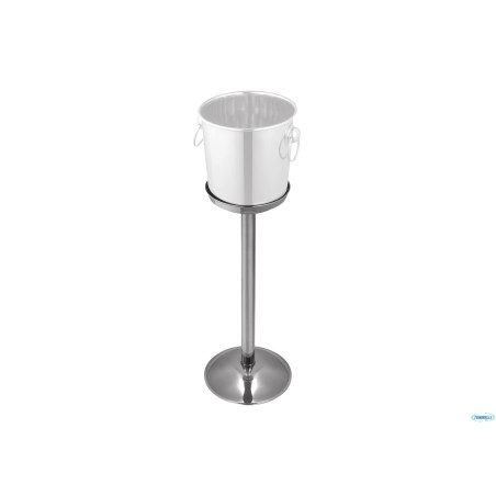 CUBOS COLONNA PORTASECCHIELLO 2 BOTTIGLIE INOX CM 22 H 63      5653