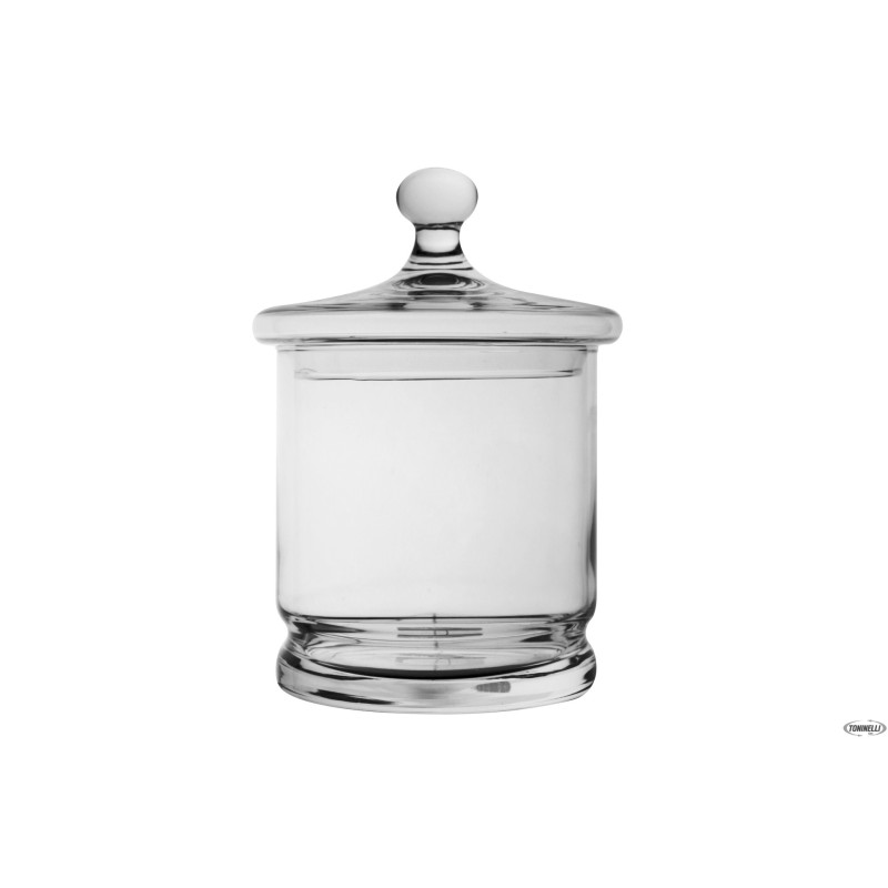 ALE-BARATTOLO VETRO CON COPERCHIO CM 15,5 H.23 ST-04 ALE-BARATTOLO VETRO CON COPERCHIO CM 15,5 H.23 ST-04