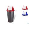 BIDONE PORTA IMMONDIZIE CON COPERCHIO ONDINA 60 LITRI   5050P-44