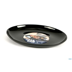 EVOLUT. BLACK-PIATTO OVALE BBQ 33X25 M0065-N6577