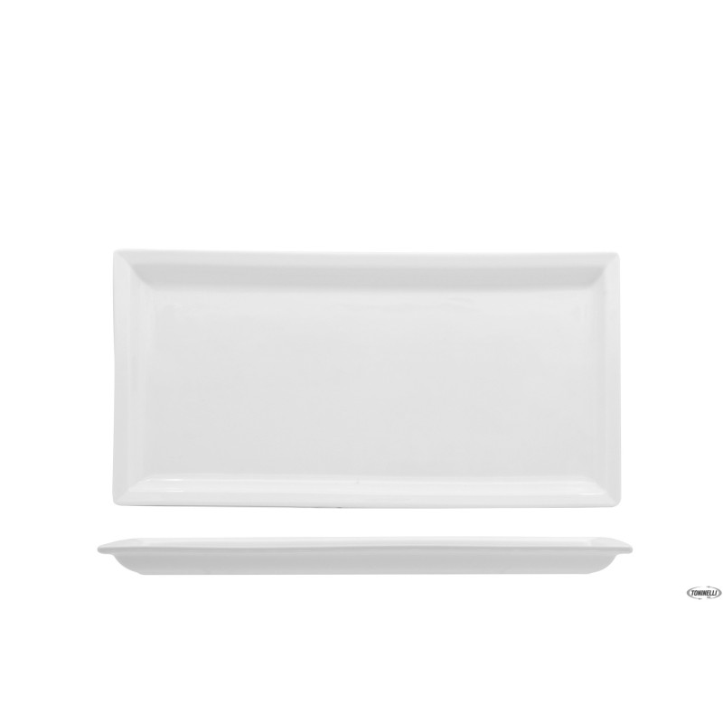 JUSTWHITE-PIATTO RETTANGOLARE 36,5X18   HP9621