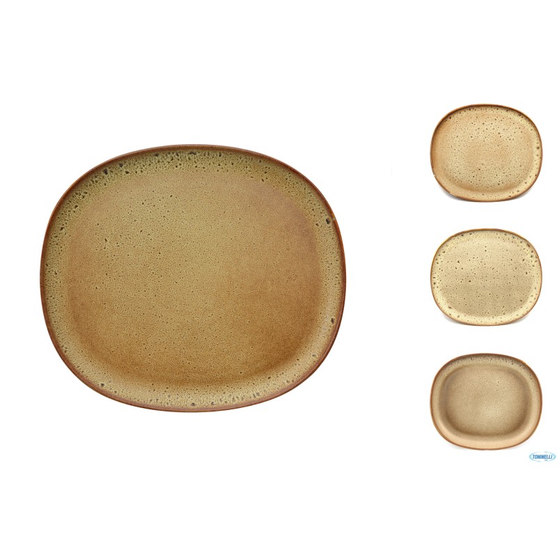 ORA ARICA - PIATTO PIANO CM 28,5X25  88110SQAR