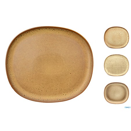 ORA ARICA - PIATTO PIANO CM 33,5X29,5  88310AR