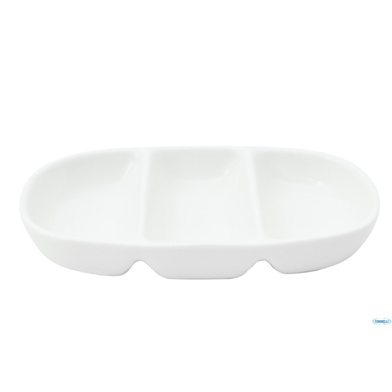 ORA WHITE - COPPETTA  3 SCOMPARTI  88351