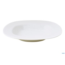 ORA WHITE - PIATTO FONDO C.FALDA CM 24X21 88920