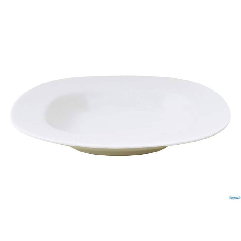 ORA WHITE - PIATTO FONDO C.FALDA CM 24X21 88920