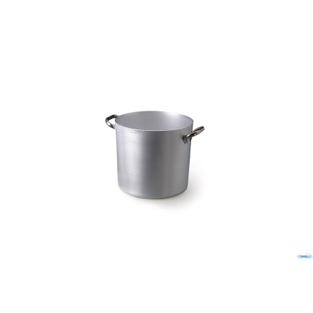 PENTOLA ALTA ALLUMINIO 3 MM CON MANIGLIE INOX CM 50 H 47 LT 88