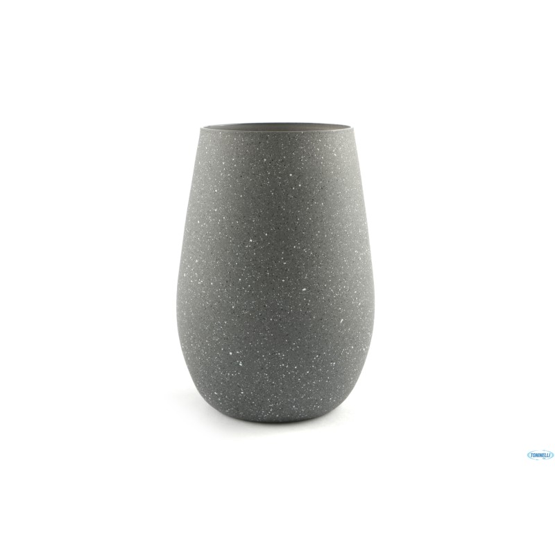 STONES-BICCHIERE EFFETTO GRANITO CHIARO CL46,5 H. 12 CM 8,5