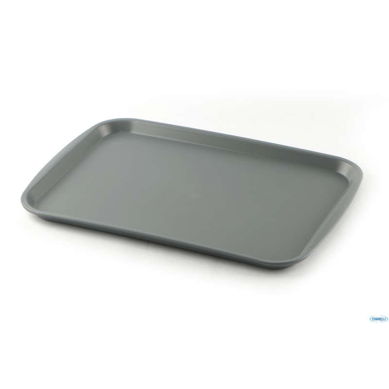 VASSOIO FAST FOOD POLIPROPILENE CM.43,5X31 GRIGIO   PRFFMG