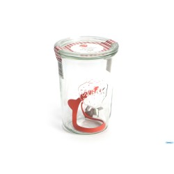 WECK R CILINDRICO - VASETTO ML.850 CON COPERCHIO MM100 - 19275