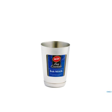 BASE SHAKER ACCIAIO  PER BICCHIERE VETRO SHAKER 473 ML.