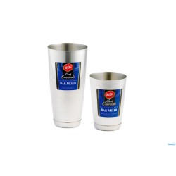 BASE SHAKER ACCIAIO  PER BICCHIERE VETRO SHAKER 473 ML.