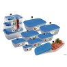 ERMETICI BLU-CONTENITORE RETTANGOLARE L.6,0 CM 34,5X24X12H -6465113-6465267
