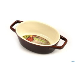 JUSTCOLOR-PIROFILA OVALE BICOLOR CM.19,5X11X5  1653
