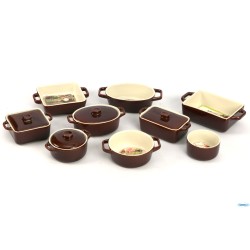 JUSTCOLOR-PIROFILA OVALE BICOLOR CM.19,5X11X5  1653