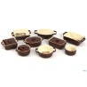 JUSTCOLOR-PIROFILA OVALE BICOLOR CM.19,5X11X5  1653